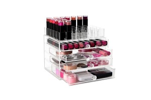 acrylic makeup box with lipstick stand australia