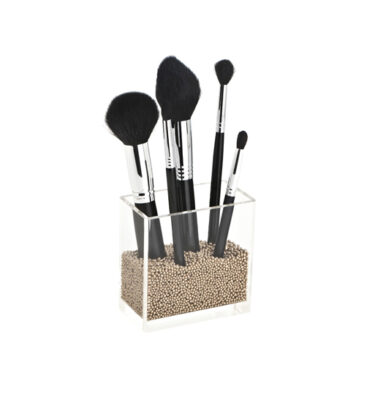 makeup brush storage