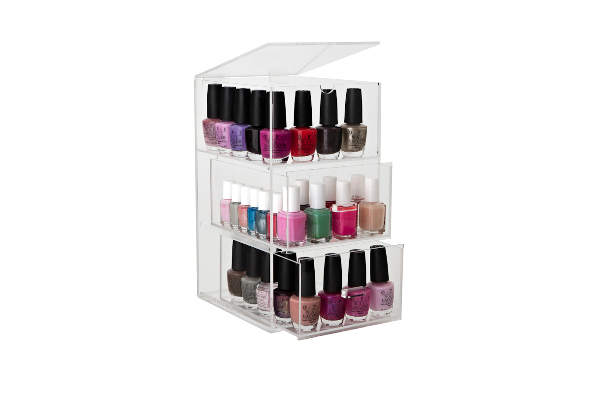 5. Nail polish storage case - wide 4