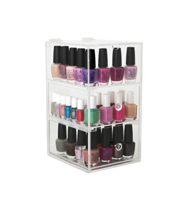 glamour nail polish tower