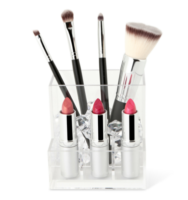 makeup brush and lipstick holder