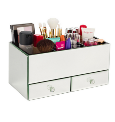 mirrored-makeup-organiser